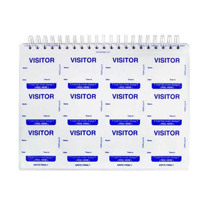 Expiring Visitor Badge Log Book - IDenticard.com