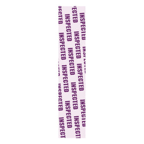 Purple adhesive non-expiring inspection band - IDenticard.com