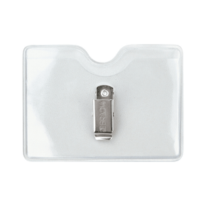 Clothing-Friendly™ Flexible Badge Holder, Credit Card Size - IDenticard.com