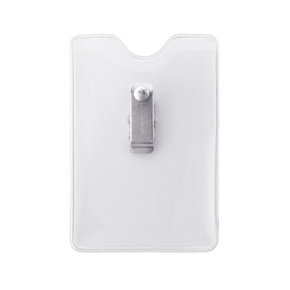 Clothing-Friendly™ Flexible Badge Holder, Credit Card Size - IDenticard.com