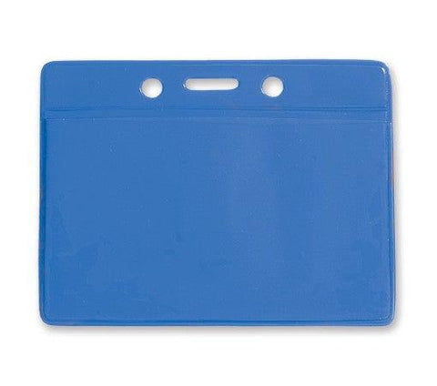 Flexible Badge Holder with Color Back, Credit Card Size