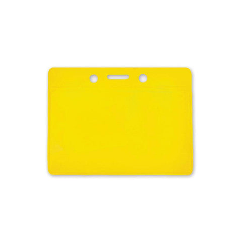 Flexible Badge Holder with Color Back, Credit Card Size