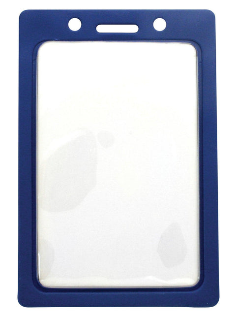 Flexible Badge Holder with Color Frame, Credit Card Size