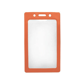 Flexible Badge Holder with Color Frame, Credit Card Size - IDenticard.com