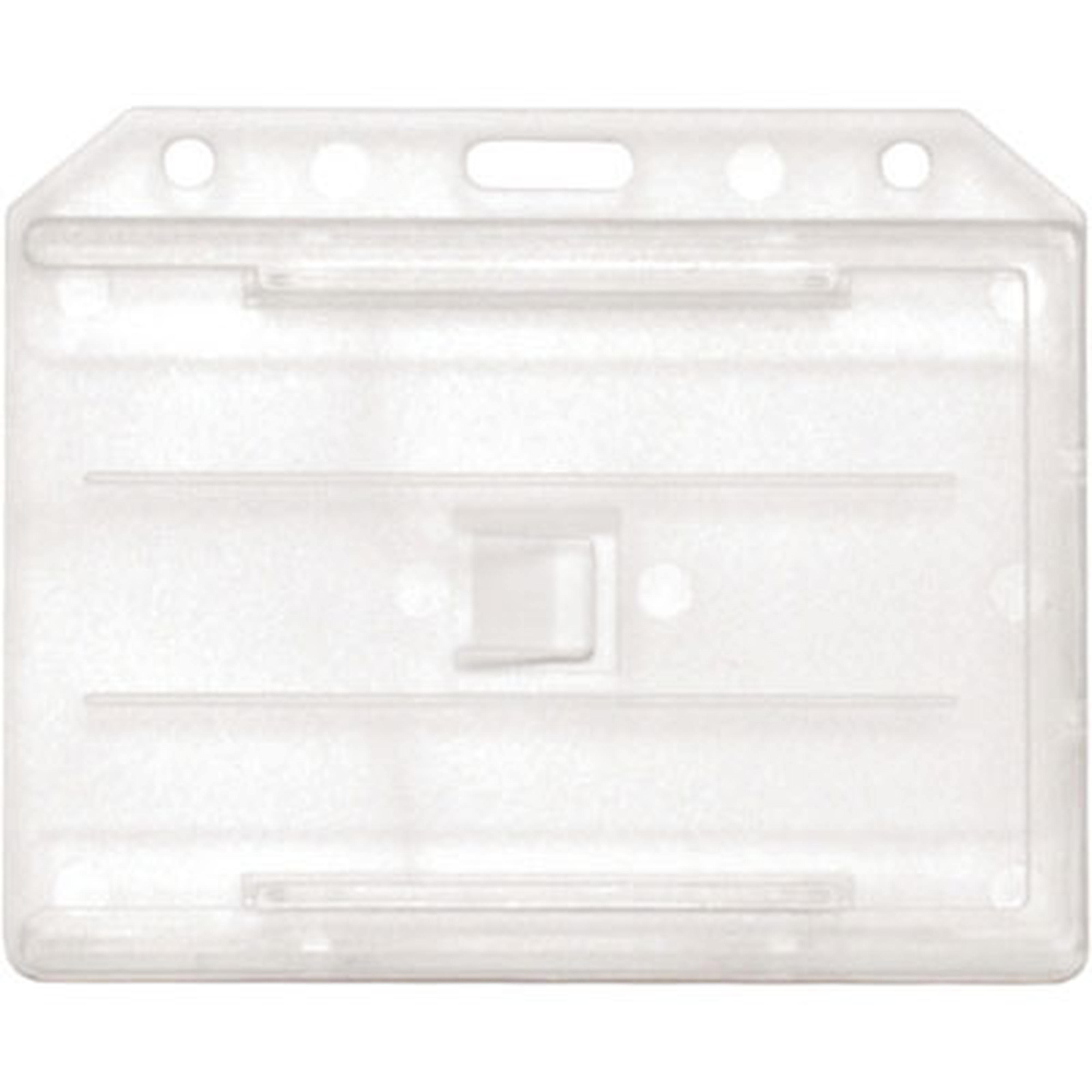 Acetate 2-Sided Rigid Multi-Card Badge Holder Acetate 2-Sided Rigid Multi-Card Badge Holder