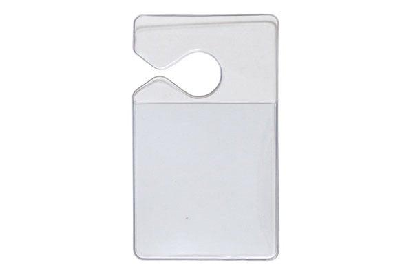 Clear Vinyl Flexible Hangtag Badge Holder Clear Vinyl Flexible Hangtag Badge Holder