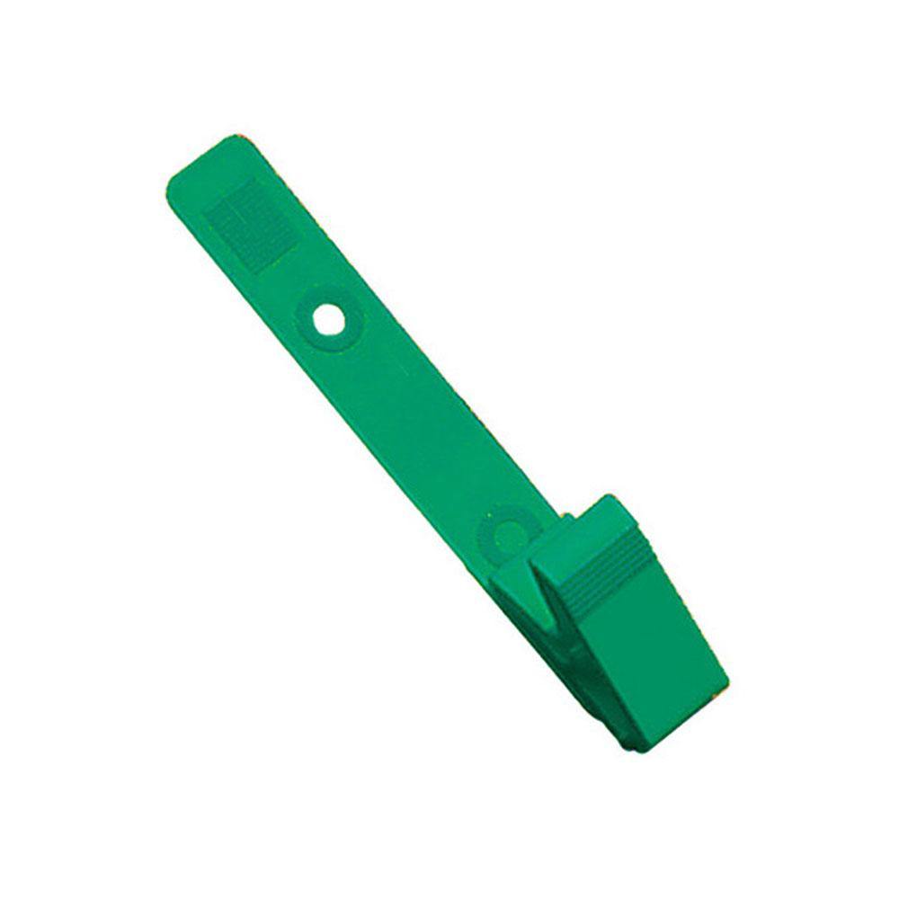 Plastic Strap Clip with Knurled Thumb-Grip Plastic Strap Clip with Knurled Thumb-Grip