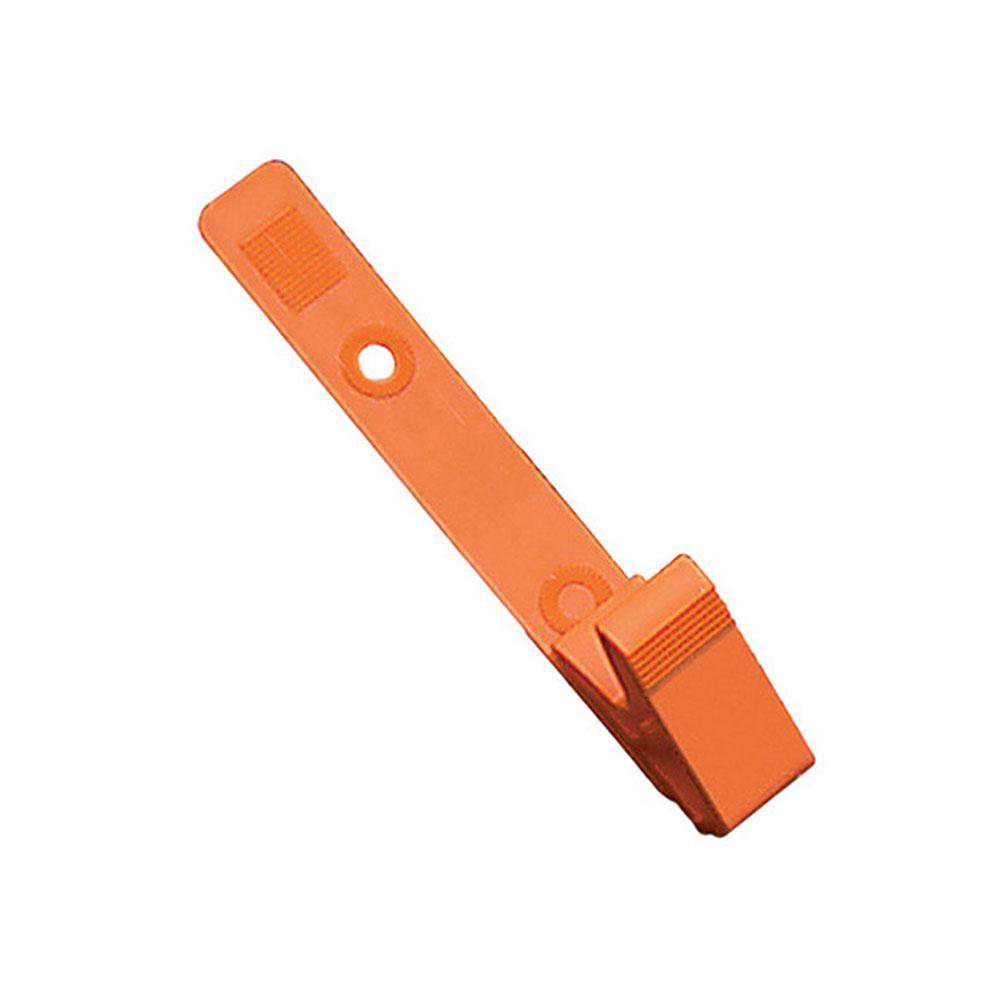 Plastic Strap Clip with Knurled Thumb-Grip Plastic Strap Clip with Knurled Thumb-Grip
