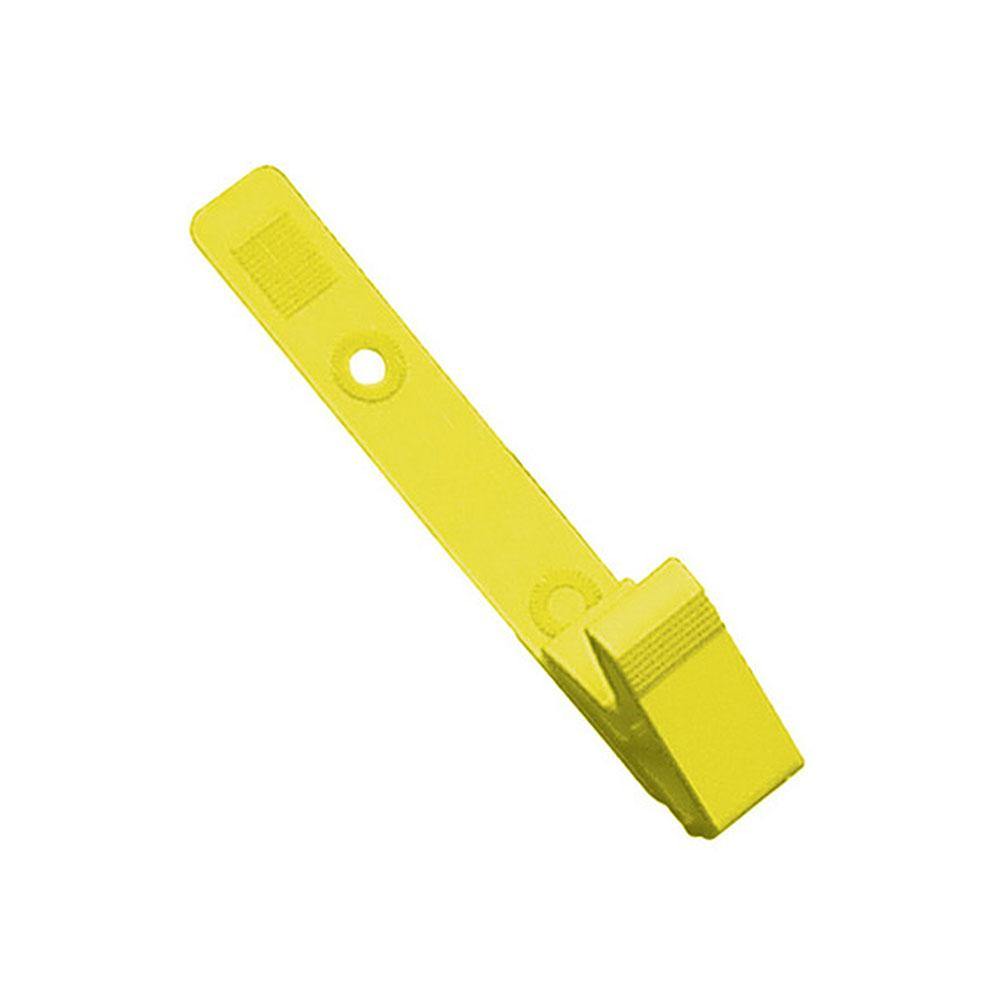 Plastic Strap Clip with Knurled Thumb-Grip Plastic Strap Clip with Knurled Thumb-Grip