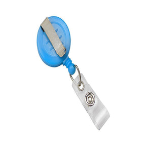 Neon Badge Reels with Clear Vinyl Strap - IDenticard.com