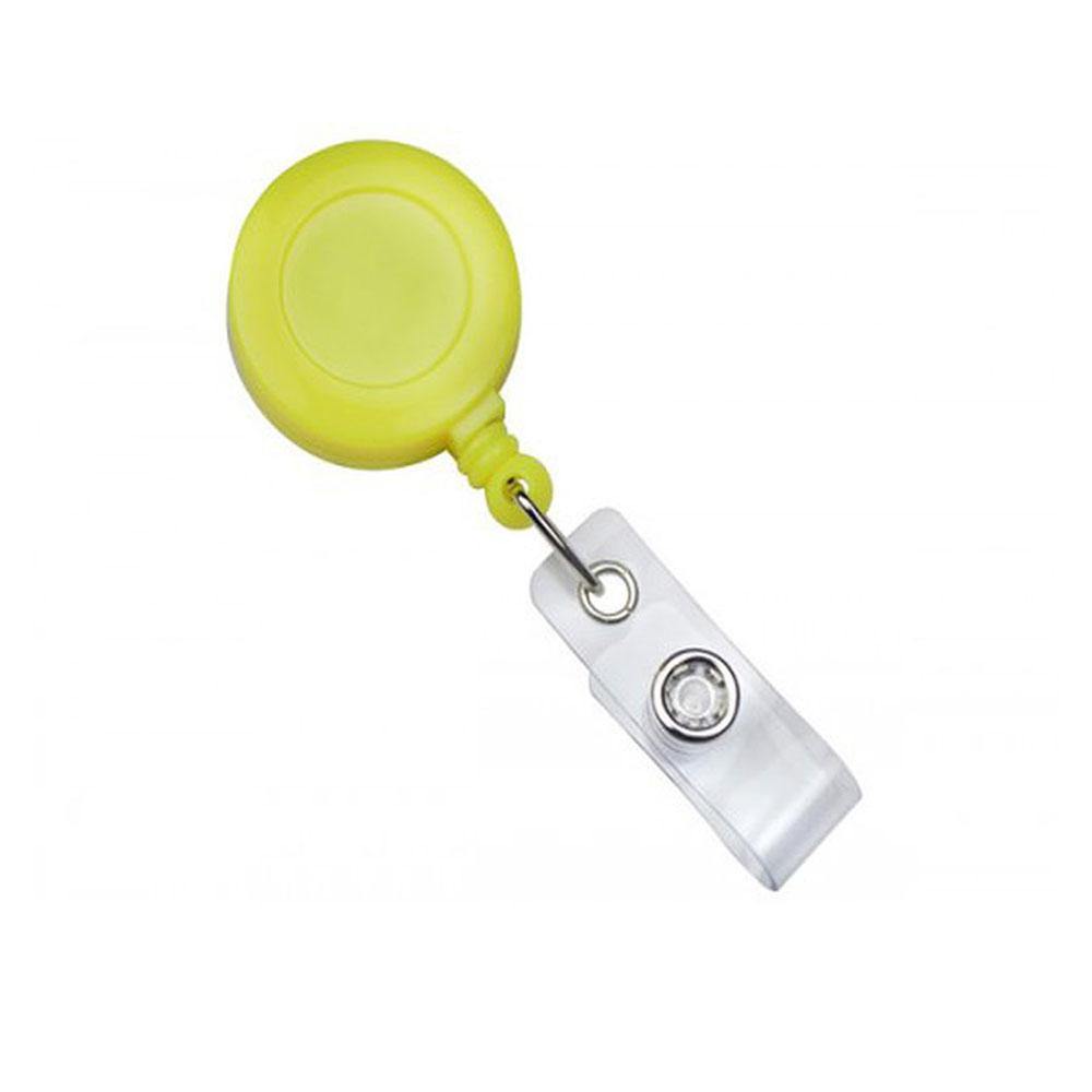 Neon Badge Reels with Clear Vinyl Strap Neon Badge Reels with Clear Vinyl Strap