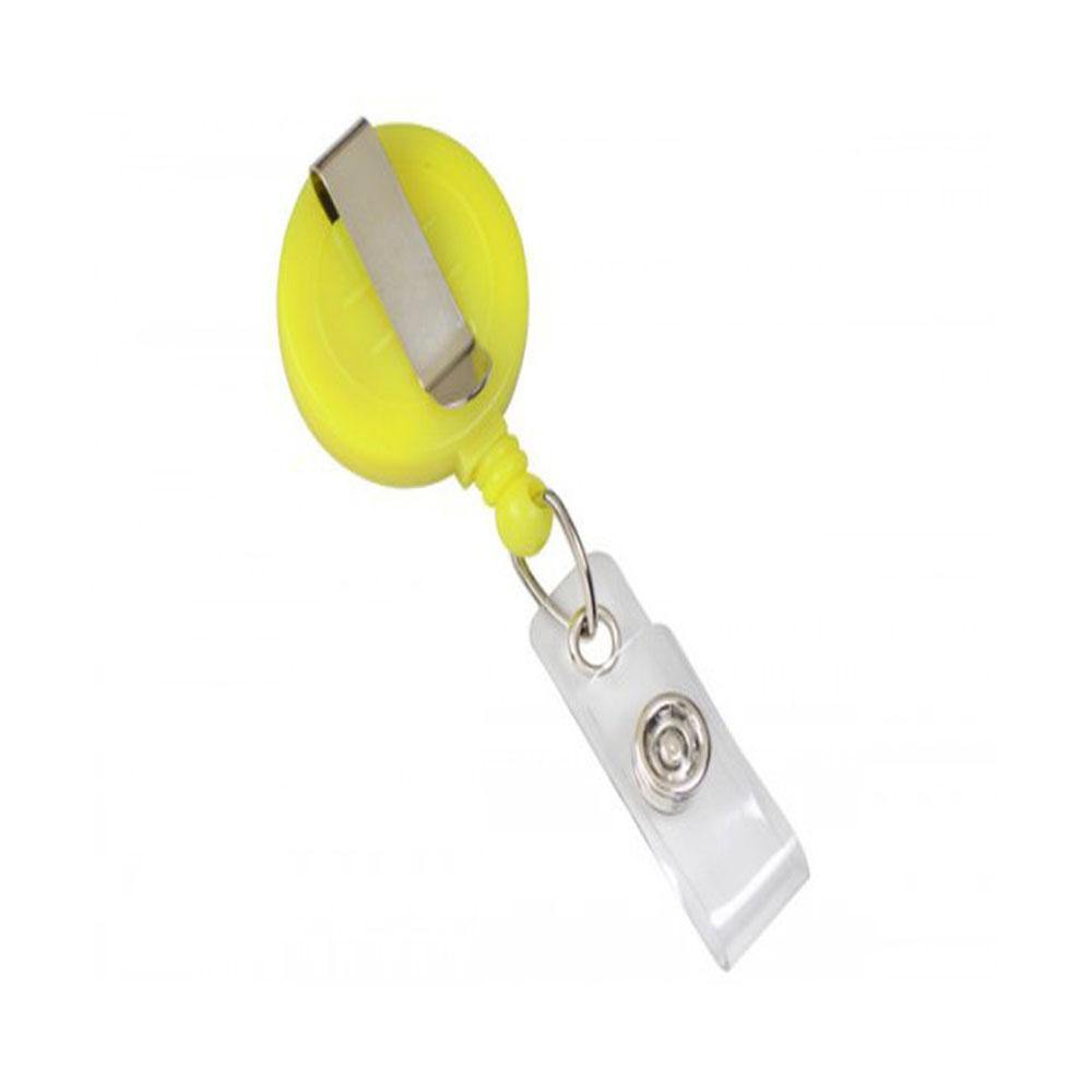 Neon Badge Reels with Clear Vinyl Strap Neon Badge Reels with Clear Vinyl Strap