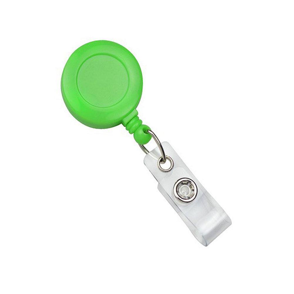 Neon Badge Reels with Clear Vinyl Strap Neon Badge Reels with Clear Vinyl Strap