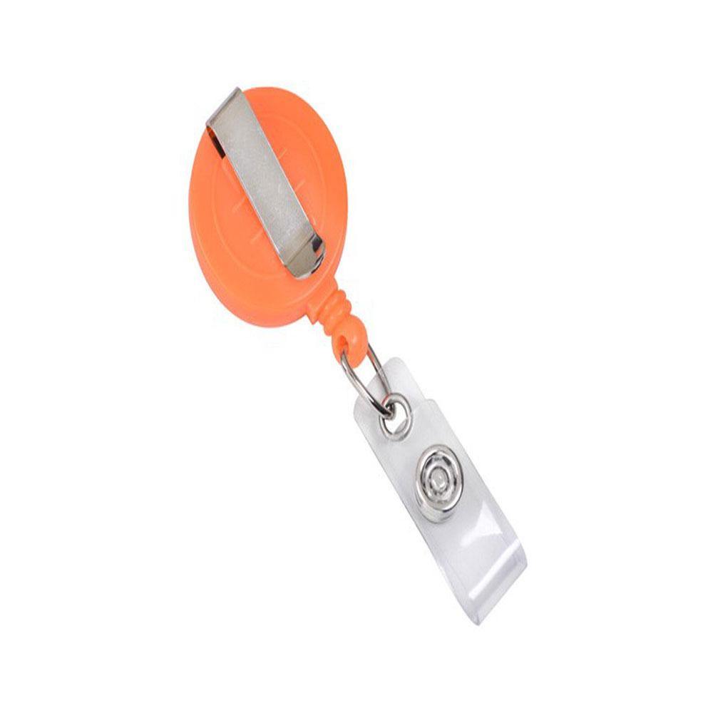 Neon Badge Reels with Clear Vinyl Strap Neon Badge Reels with Clear Vinyl Strap