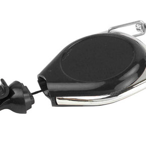 Black Proreel (Carabiner Style) with Card Clip - IDenticard.com