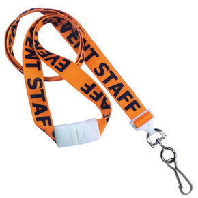 5/8" Pre-Printed "EVENT STAFF" Lanyard - IDenticard.com