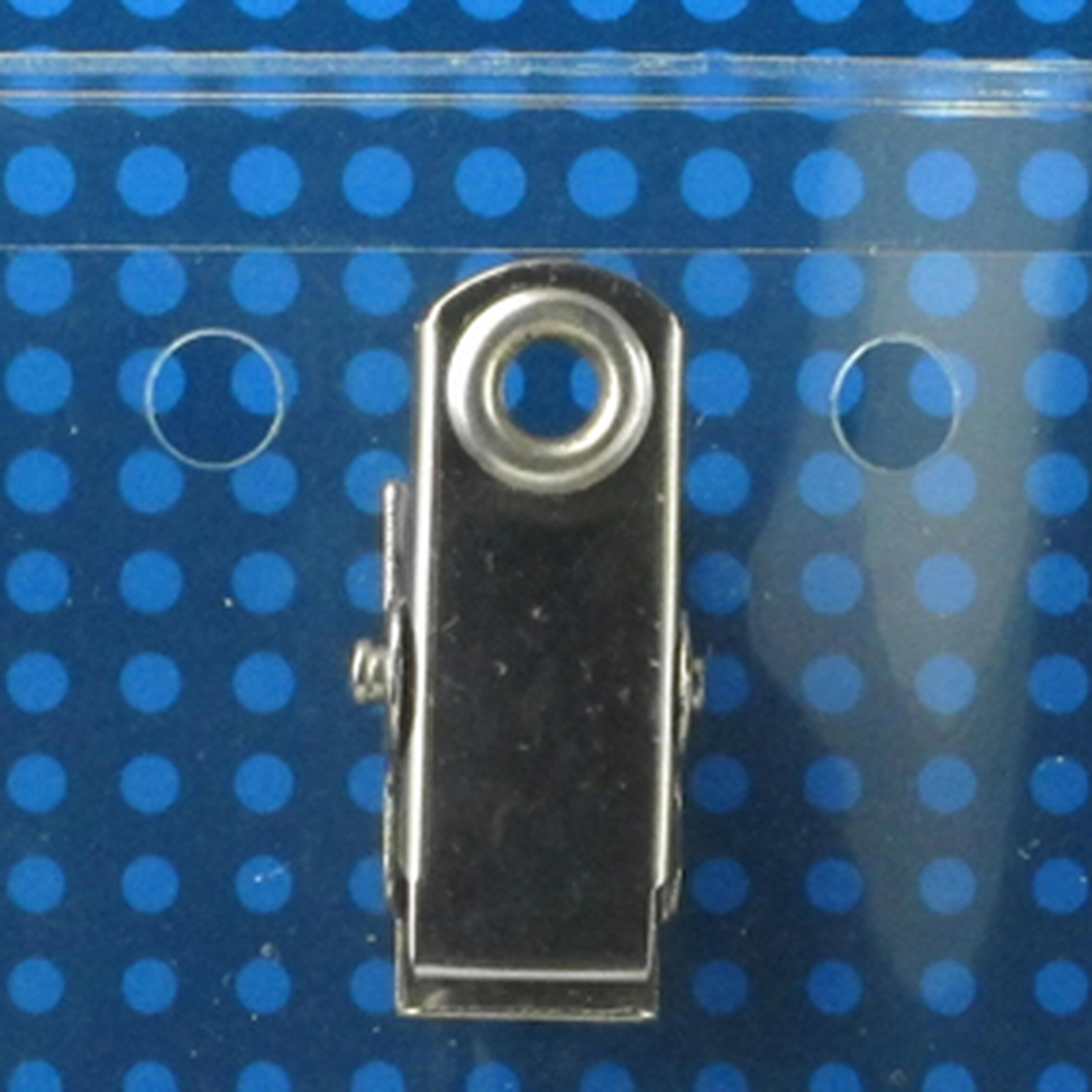 Flexible Horizontal Clip-on Badge Holder, Credit Card Size Flexible Horizontal Clip-on Badge Holder, Credit Card Size