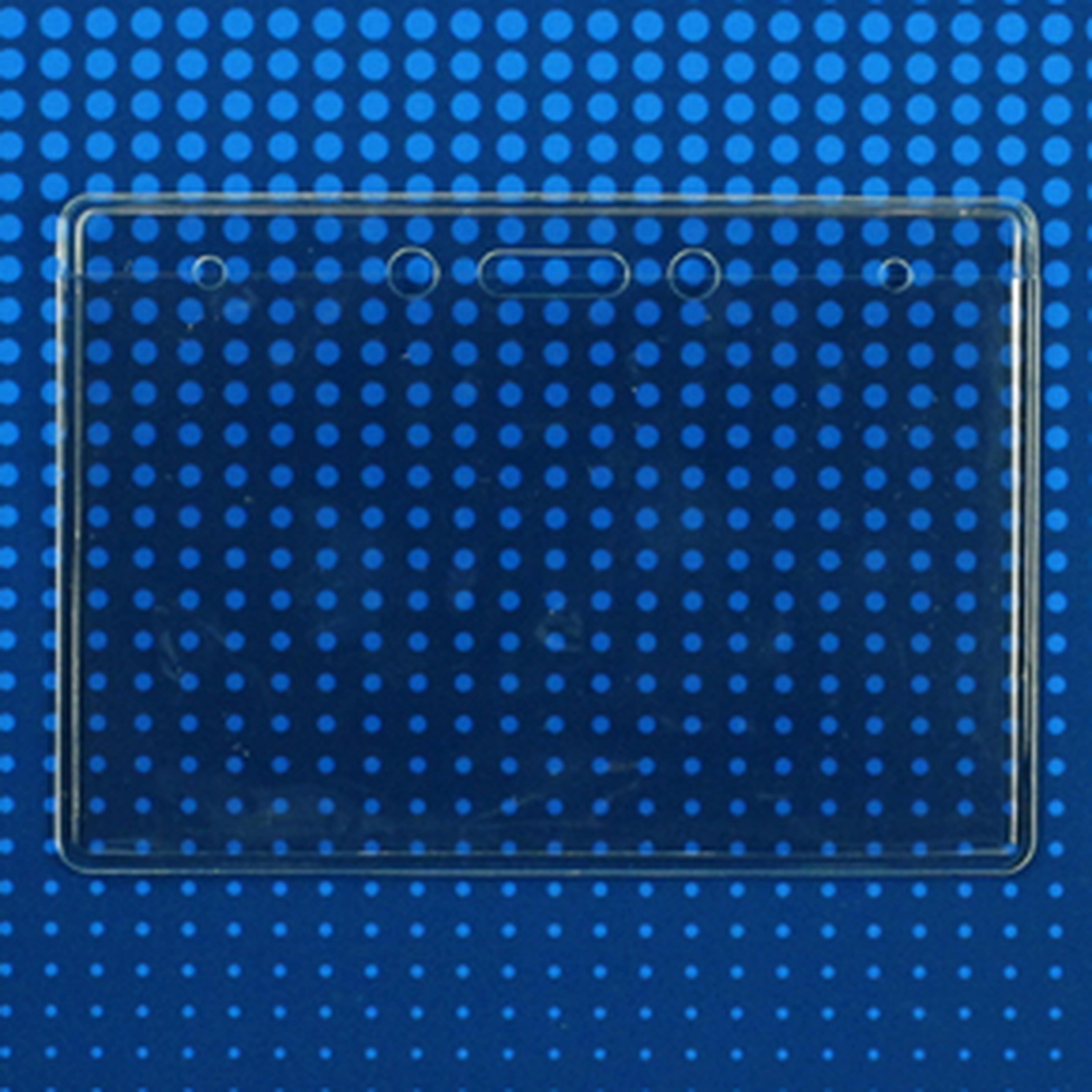 Flexible Horizontal Badge Holder, Credit card Size Flexible Horizontal Badge Holder, Credit card Size