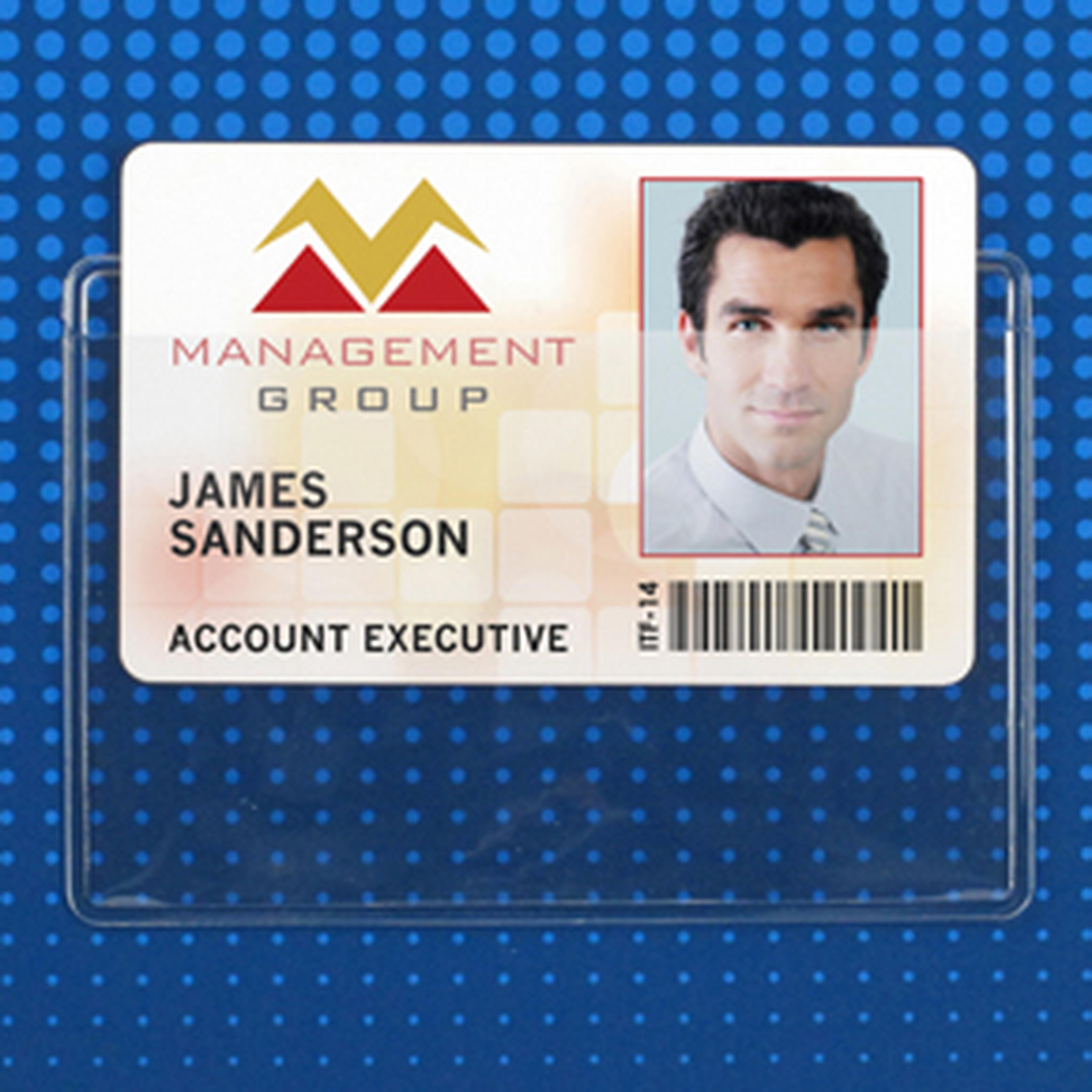 Flexible Horizontal Badge Holder, Credit card Size Flexible Horizontal Badge Holder, Credit card Size