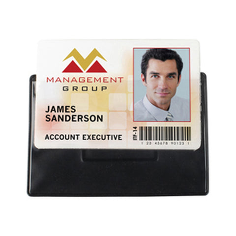 Horizontal Magnetic Badge Card Holder