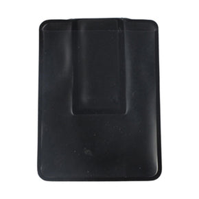 Vinyl Vertical Magnetic Badge Holder with Circular Flap - IDenticard.com