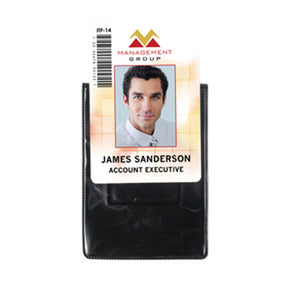 Vinyl Vertical Magnetic Badge Holder, 2-3/4" x 3-7-8" - IDenticard.com
