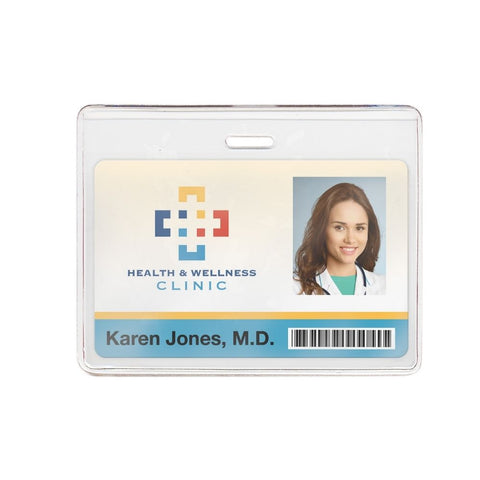 Flexible Badge Holder, Credit Card Size