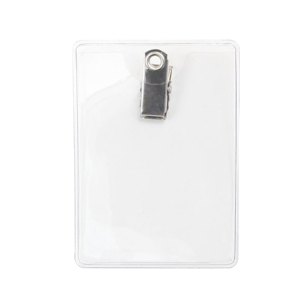 Black Vinyl Horizontal 1-Pocket Magnetic Badge Holder, 4 x 2.63 – All  Things Identification
