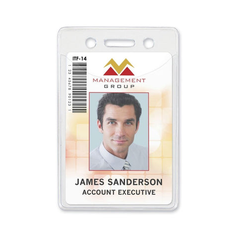 Premium Flexible Badge Holder, Credit Card Size