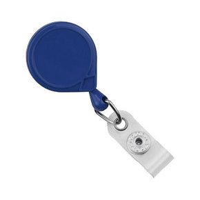 Mini-Bak Badge Reel with Clear Vinyl Strap and Swivel Clip - IDenticard.com