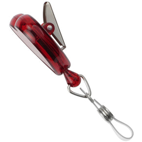 Translucent Heart-Shaped Awareness Badge Reel - IDenticard.com