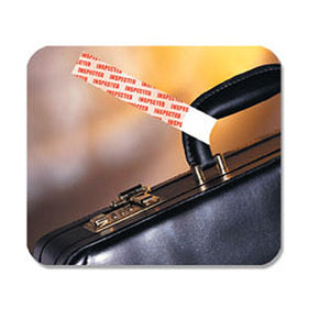 Orange adhesive non-expiring inspection band - IDenticard.com