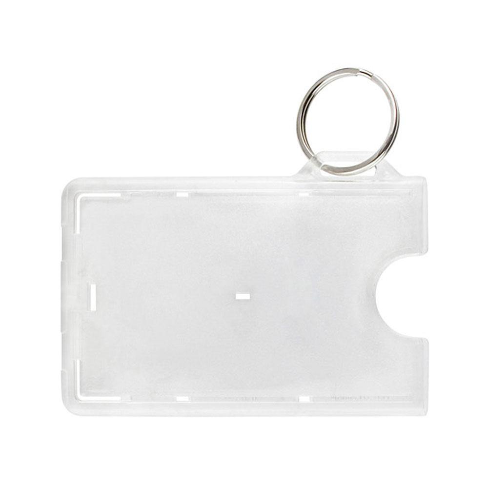 Rigid Card Holder with Slot and Key Ring, Credit Card Size Rigid Card Holder with Slot and Key Ring, Credit Card Size
