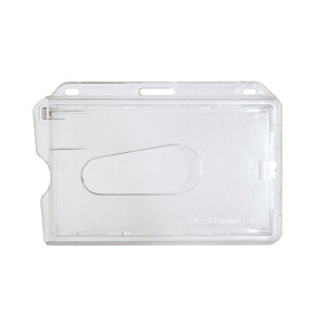 Premium Rigid Side Loading Badge Holder, Credit Card Size