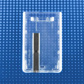 Rigid Plastic Smart Card Holder with Slide Ejector - IDenticard.com