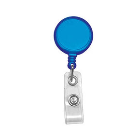 Round Max Label Reel With Clear Vinyl Strap - IDenticard.com