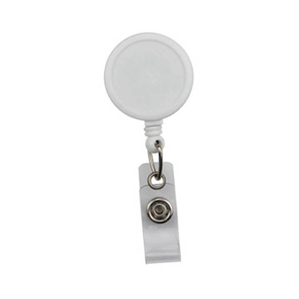 Round Max Label Reel With Clear Vinyl Strap Round Max Label Reel With Clear Vinyl Strap