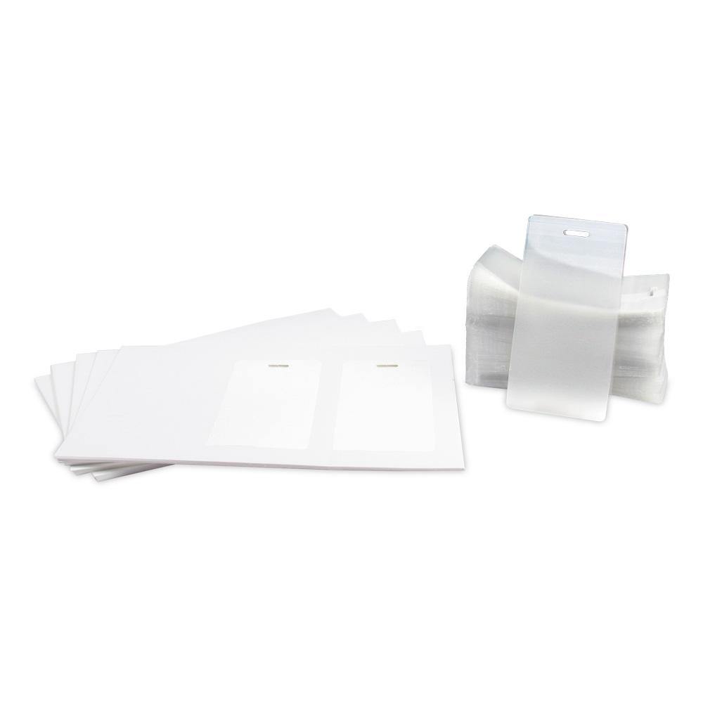 Badge Buddy Refill Kit with Slot Inserts and Laminating Pouches Badge Buddy Refill Kit with Slot Inserts and Laminating Pouches