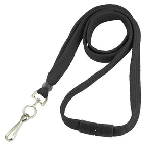 3/8" Tubular Matching Color Breakaway Lanyard - IDenticard.com