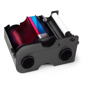YMCKO Printer Ribbon (Fargo DTC1000 & DTC1250e, 250 Imprints) - IDenticard.com