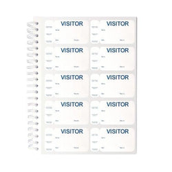 Non-Expiring Visitor Badge Log Book (500 badges) - IDenticard.com