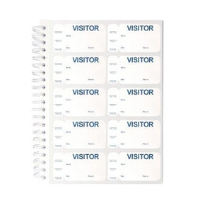 Non-Expiring Visitor Badge Log Book (500 badges) - IDenticard.com