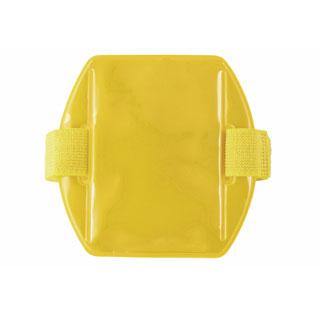 Flexible ID Reflective Arm Band Badge Holder, Vertical, Vinyl Flexible ID Reflective Arm Band Badge Holder, Vertical, Vinyl