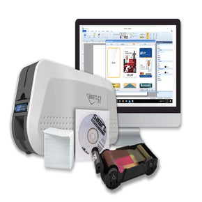 IDP SMART 51D Dual-Sided Card Printer Kit - IDenticard.com