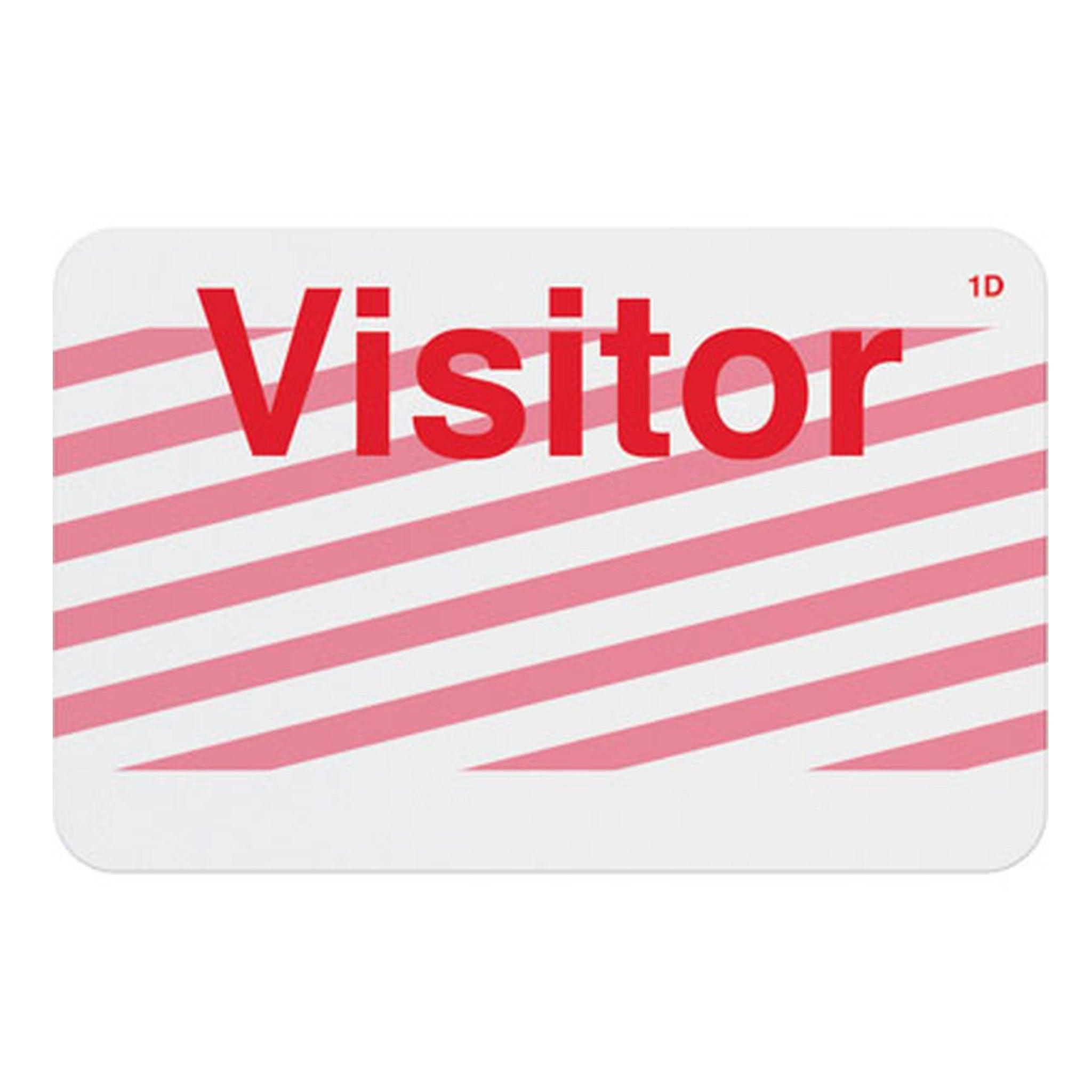 TEMPbadge® Expiring Adhesive Visitor Badges - Pre-Printed Title, Hand-Writable (Box of 500) TEMPbadge® Expiring Adhesive Visitor Badges - Pre-Printed Title, Hand-Writable (Box of 500)