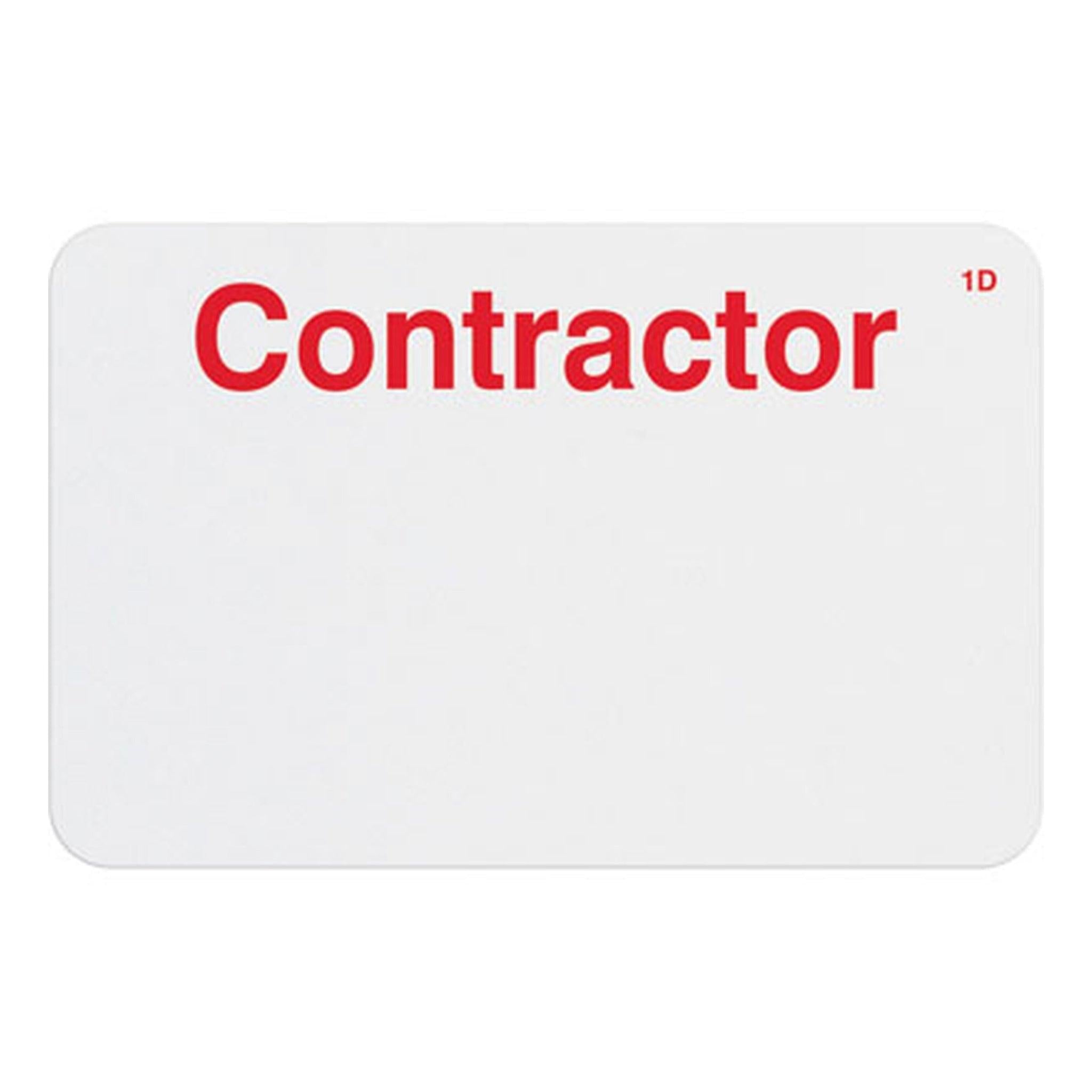 TEMPbadge® Expiring Adhesive Visitor Badges - Pre-Printed Title, Hand-Writable (Box of 500) TEMPbadge® Expiring Adhesive Visitor Badges - Pre-Printed Title, Hand-Writable (Box of 500)