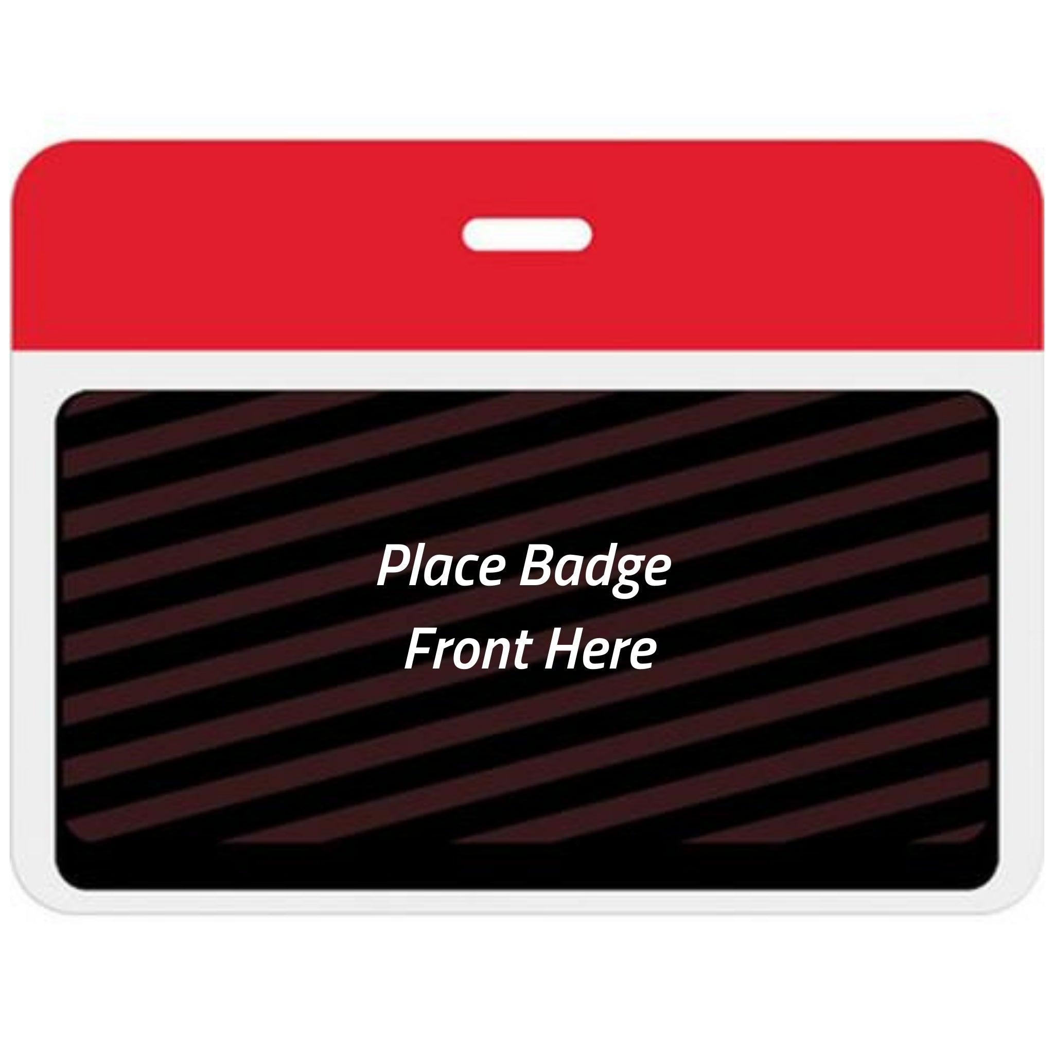TEMPbadge® Large Expiring Visitor Badge BACK - Color Bar (Box of 1000) TEMPbadge® Large Expiring Visitor Badge BACK - Color Bar (Box of 1000)