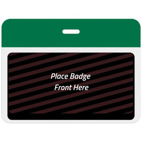 TEMPbadge® Large Expiring Visitor Badge BACK - Color Bar (Box of 1000)