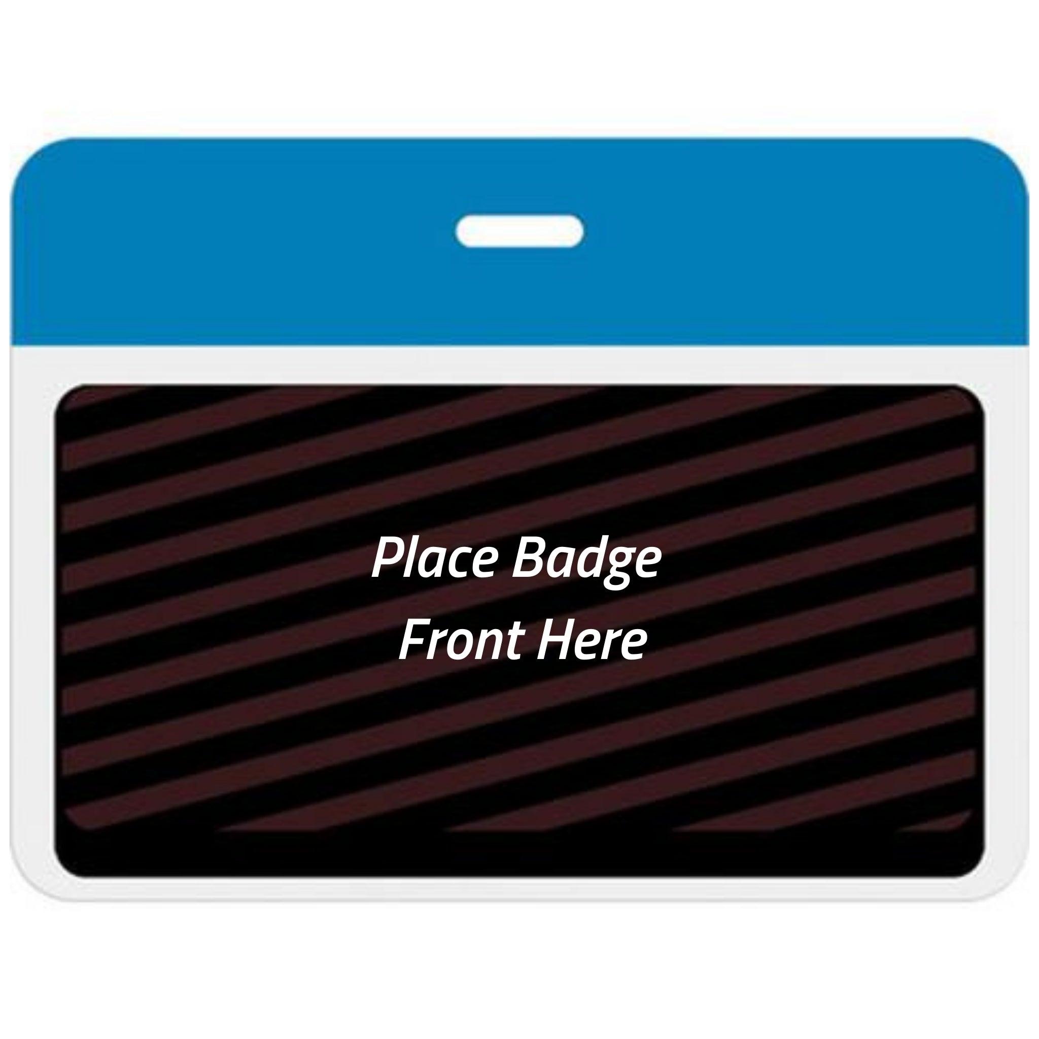 TEMPbadge® Large Expiring Visitor Badge BACK - Color Bar (Box of 1000) TEMPbadge® Large Expiring Visitor Badge BACK - Color Bar (Box of 1000)