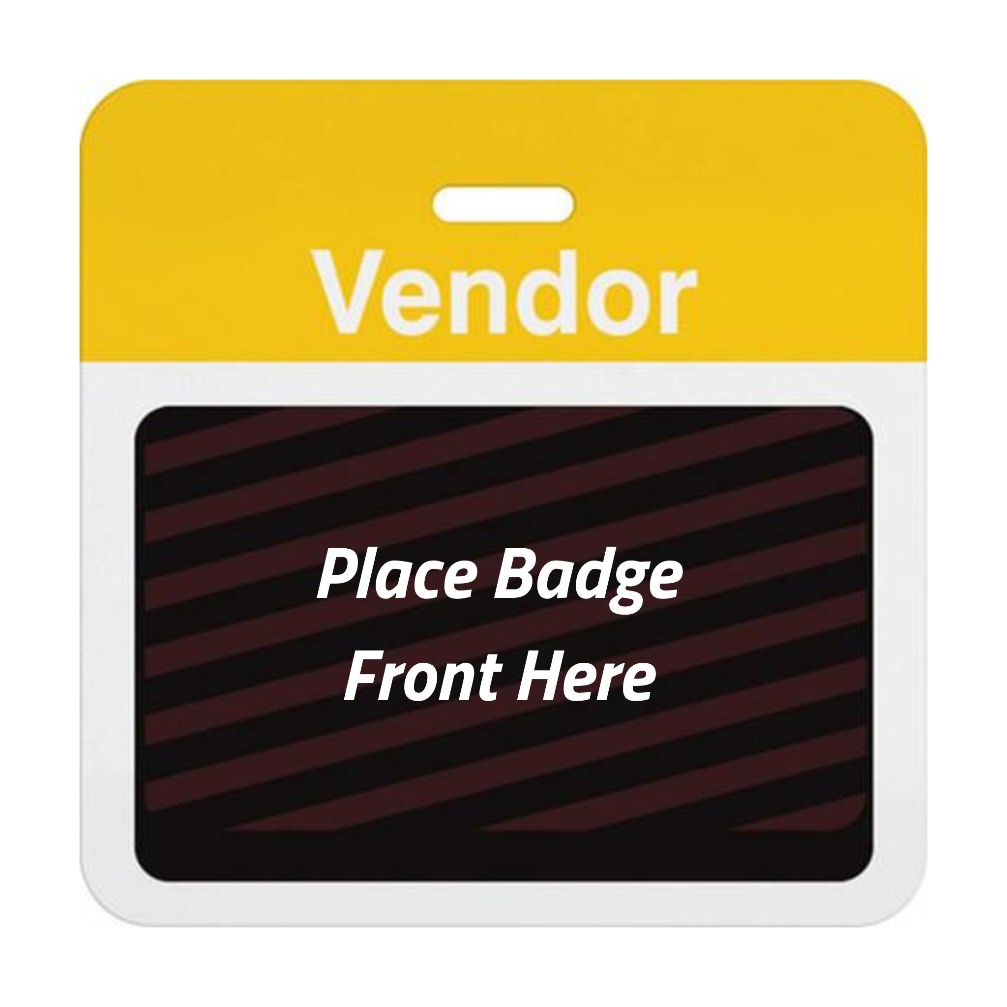 TEMPbadge® Expiring Visitor Badge BACK - Pre-Printed Title (Box of 1000) TEMPbadge® Expiring Visitor Badge BACK - Pre-Printed Title (Box of 1000)